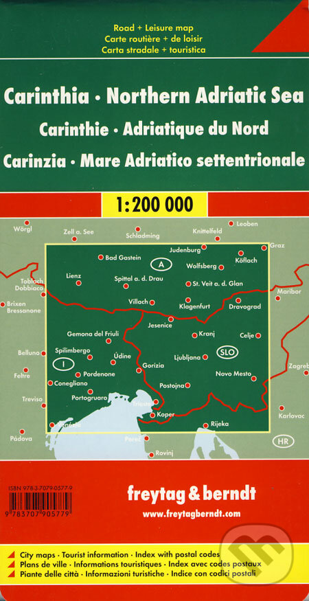 Levně Carinthia, Northern Adriatic Sea 1:200 000
