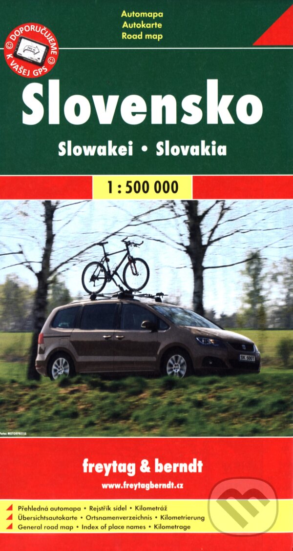 Levně Slovensko 1:500 000 (Automapa - Platná do konca roka 2019)