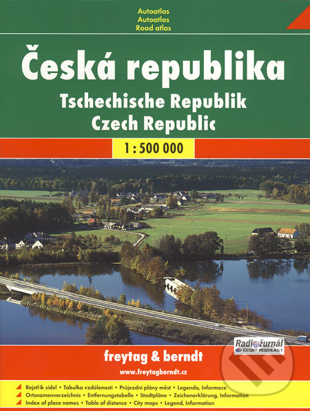 Česká republika 1:500 000, freytag&berndt, 2010