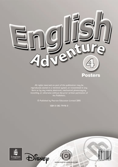 English Adventure 4 - Posters, Pearson, 2005
