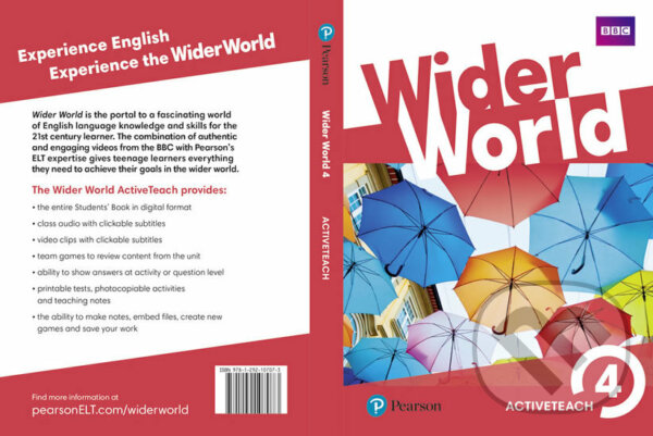 Levně Wider World 4 - Teacher´s ActiveTeach - audiokniha z kategorie Jazykové učebnice a slovníky