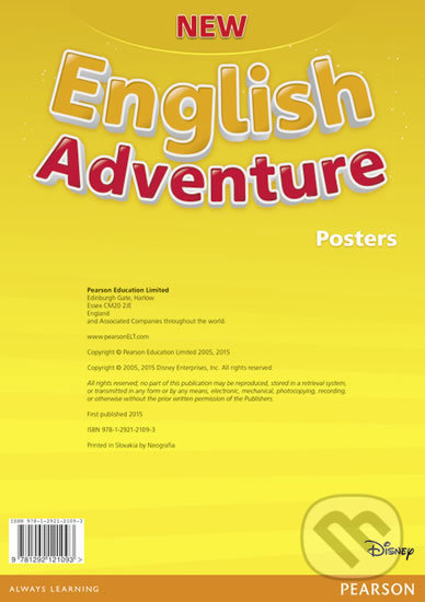 Levně New English Adventure - Starter B Posters - kniha z kategorie Jazykové učebnice a slovníky