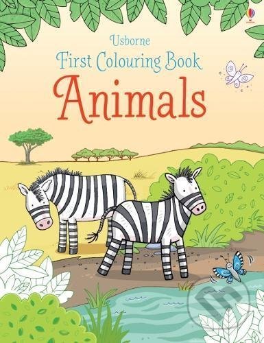 Levně First Colouring Book: Animals - Jessica Greenwell, Cecilia Johansson (ilustrácie) - kniha z kategorie Omaľovávanky, vystrihovanie, papier
