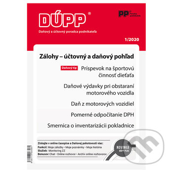 Levně Daňový a účtovný poradca podnikateľa 1/2020 (Zálohy - účtovný a daňový pohľad)