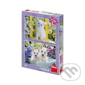 Levně Koťátko a westíci - puzzle z kategorie 15 – 60 dielikov