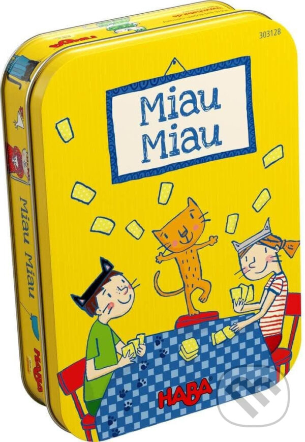 Spoločenská hra: Hra v plechovke Bláznivé mačky (Hape). Hape, 2019