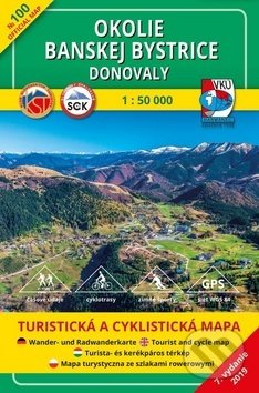 Levně Okolie Banskej Bystrice Donovaly 1:50 000 (100 Turistická a cyklistická mapa)