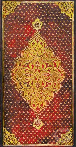 Levně Paperblanks - Golden Trefoil (Slim, linajkový)