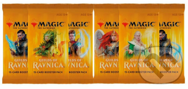 Společenská hra: Magic The Gathering - Guilds Of Ravnica Booster (Wizards of The Coast). Wizards of The Coast, 2019