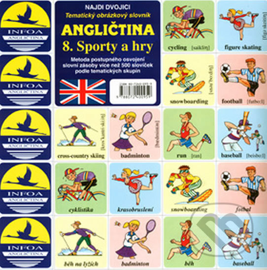 Levně Najdi dvojici - Angličtina - 8. Sporty a hry - kniha z kategorie Jazykové učebnice a slovníky