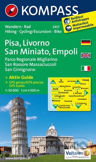 Pisa, Livorno, San Miniato, Kompass, 2013