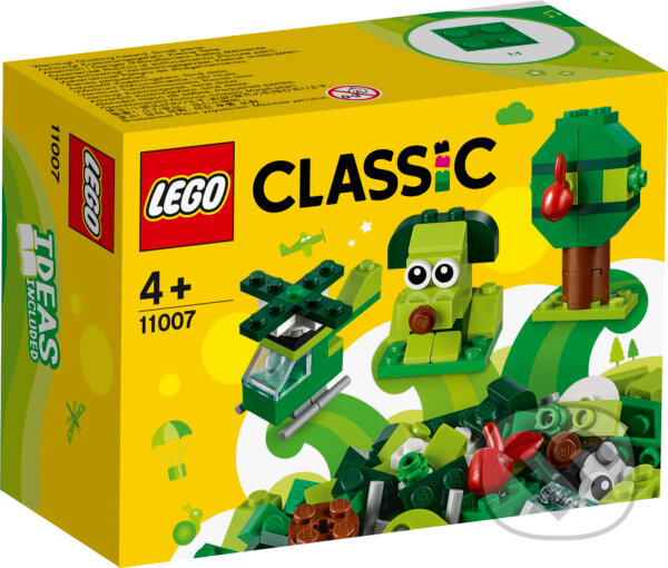 LEGO Classic - Zelené kreatívne kocky, LEGO, 2019
