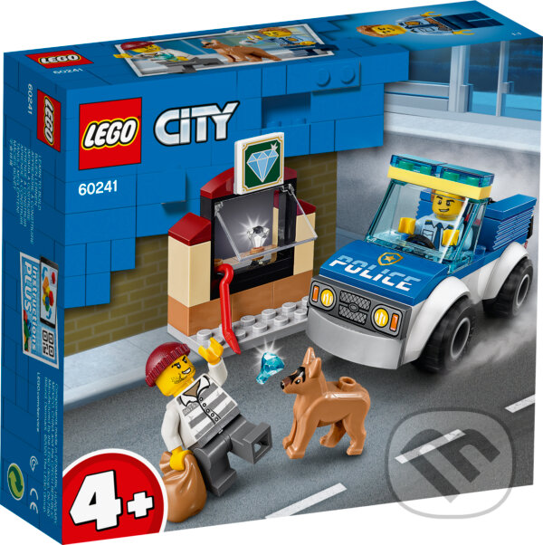 LEGO City - Jednotka s policajným psom, LEGO, 2019