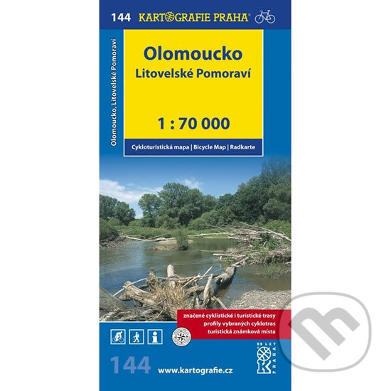 Levně Olomoucko, Litovelské Pomoraví 1: 70T(144) (cyklomapa)
