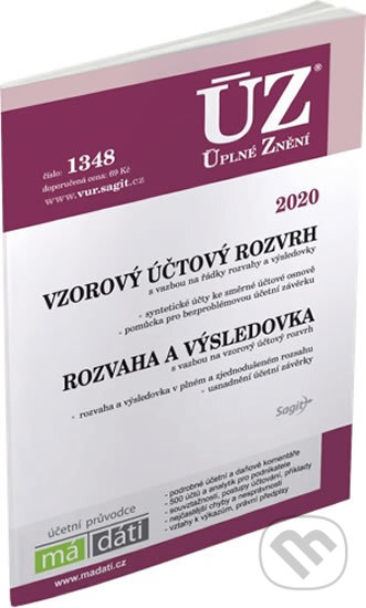 Úplné Znění - 1348: Vzorový účtový rozvrh 2020, Sagit, 2020