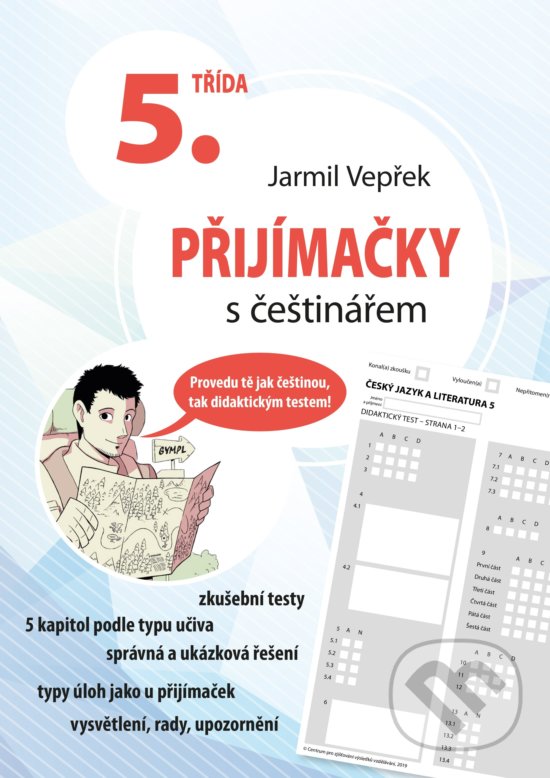 Přijímačky s češtinářem – 5. třída - Jarmil Vepřek, Edika, 2020