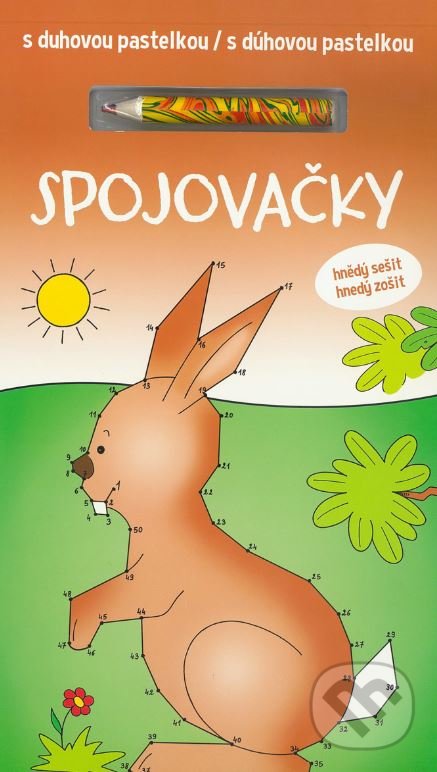 Levně Spojovačky s duhovou pastelkou / s dúhovou pastelkou - kniha z kategorie Kreslenie