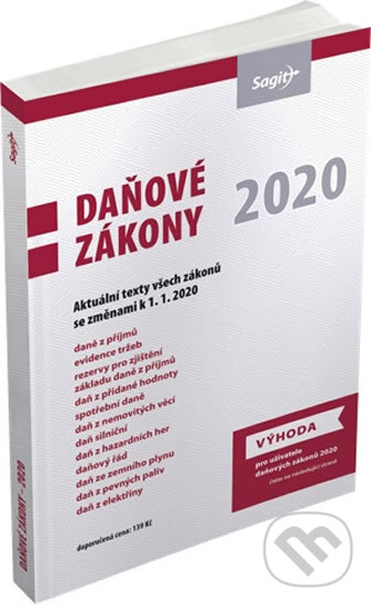 Kniha: Daňové zákony 2020 (Sagit). Sagit, 2020