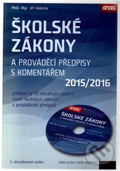 Kniha Školské zákony a prováděcí předpisy s komentářem 2015/2016 + CD