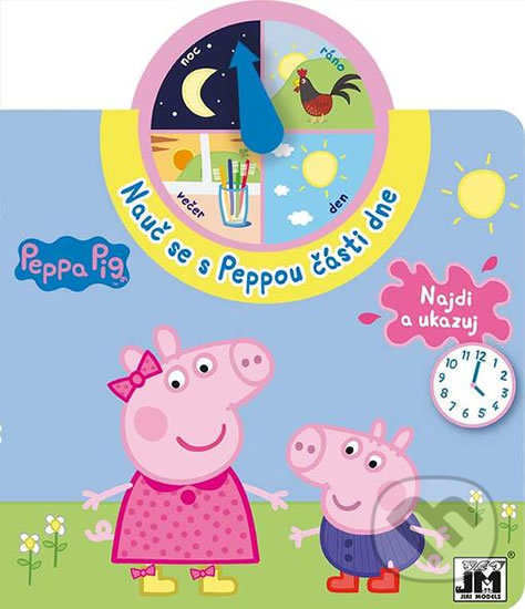 Levně Peppa - Kniha s obdobími (Nauč se s Pepou části dne) - kniha z kategorie Hravé úlohy