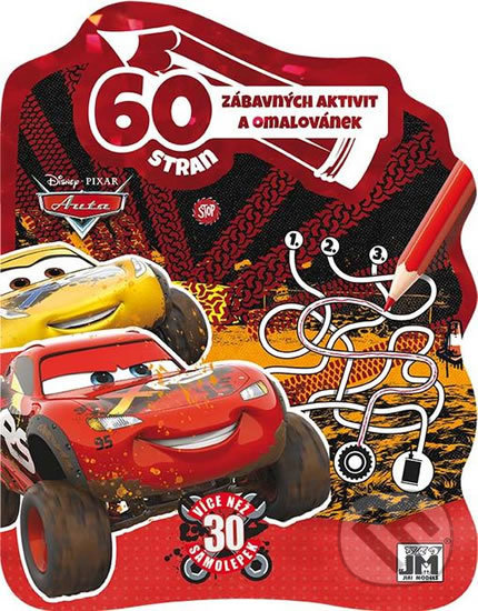 Levně Auta - 60 zábavných aktivit - kniha z kategorie Omaľovávanky