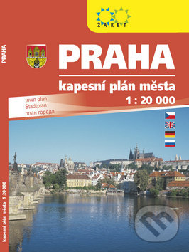 Levně Praha kapesní plán města 1 : 20 000