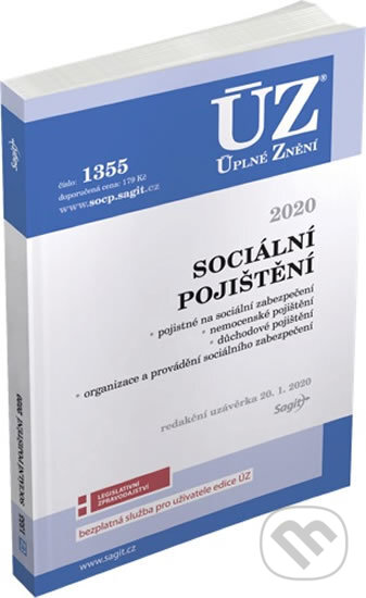 Levně Úplné Znění - 1355: Sociální pojištění - kniha z kategorie Mzdové účtovníctvo