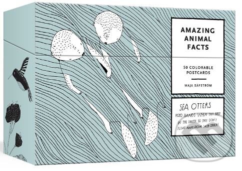 Levně Amazing Animal Facts Postcards (50 Colorable Postcards)