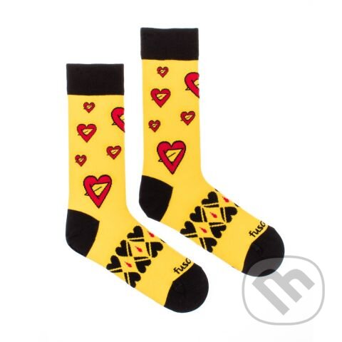 Levně Ponožky Seman Srdcia L (Unisex veľkosť L (veľkosť 43-46))