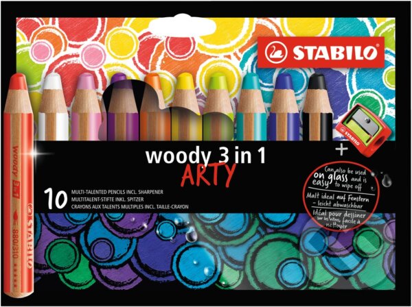 Levně STABILO woody 3 in 1 (10 kusov)