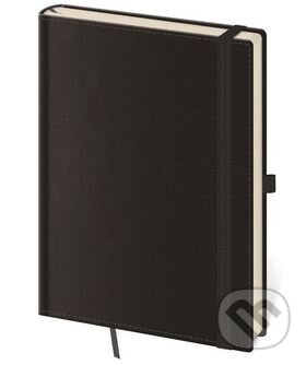 Levně Linkovaný zápisník Double Black L