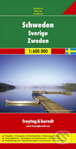 Levně Schweden 1:600 000 (Automapa - Platná do r. 2018)