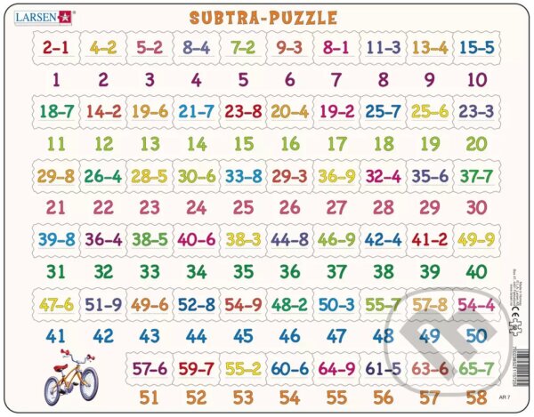Levně Subtra - Puzzle AR7 - puzzle z kategorie Náučné puzzle