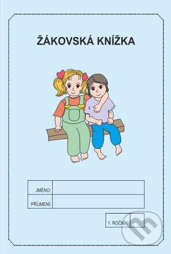 Žákovská knížka 1. ročník - slovní hodnocení (modrá) - Jitka Rubínová, Rubínka, 2020