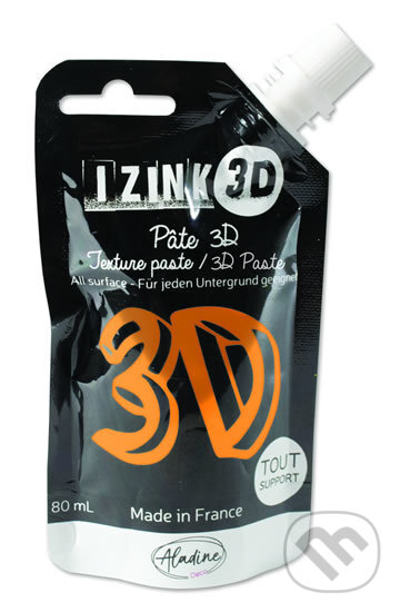 IZINK 3D reliéfní pasta 80 ml/safran, oranžová, Aladine, 2020