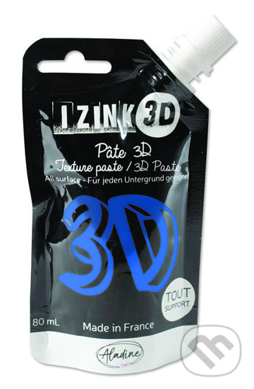 IZINK 3D reliéfní pasta 80 ml/iris, modrá, Aladine, 2020