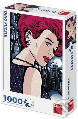 Levně Pop art - Tajemná žena - puzzle z kategorie Umelecké