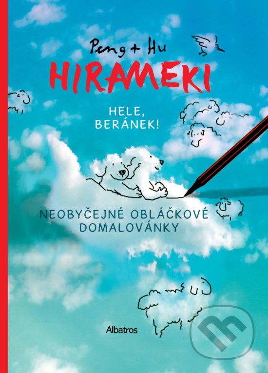 Levně HIRAMEKI Hele, beránek! (Neobyčejné obláčkové domalovánky) - kniha z kategorie Omaľovávanky