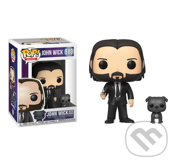 Funko POP Movies: John Wick- John in Black Suit w/ Dog, Funko, 2020