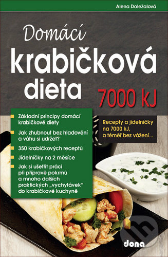 Levně Domácí krabičková dieta 7000 kJ (Recepty a jídelníčky na 7000 kJ, a téměř bez vážení) - kniha z kategorie Diéty a zdravá výživa