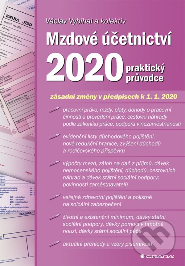 Mzdové účetnictví 2020 - Václav Vybíhal, Grada, 2020