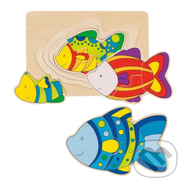Levně Puzzle - Ryba (4 vrstvy) - puzzle z kategorie Náučné puzzle