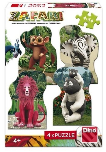 Levně Zafari - Zoomba a kamarádi - puzzle z kategorie Zvieratá