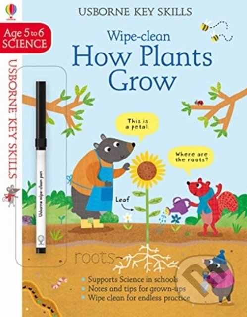 Levně Wipe-Clean How Plants Grow - Hannah Watson, Anna Suessbauer (ilustrácie) - kniha z kategorie Naučné knihy