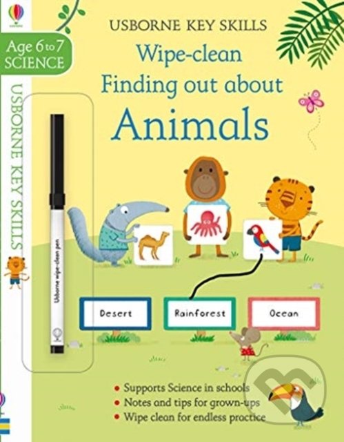 Wipe-Clean Finding Out About Animals - Hannah Watson, Marta Cabrol (ilustrácie), Usborne, 2020