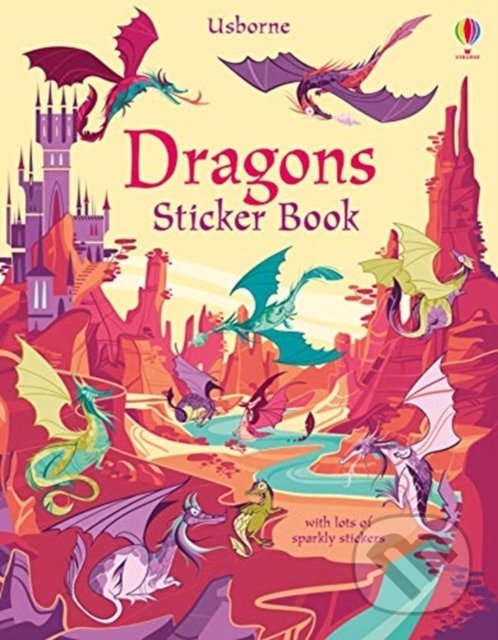 Levně Dragons Sticker Book - Fiona Watt, Camilla Garofano (ilustrácie) - kniha z kategorie Pre deti a mládež