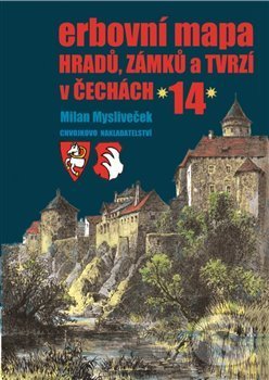 Levně Erbovní mapa hradů, zámků a tvrzí v Čechách 14 - Milan Mysliveček - kniha z kategorie História