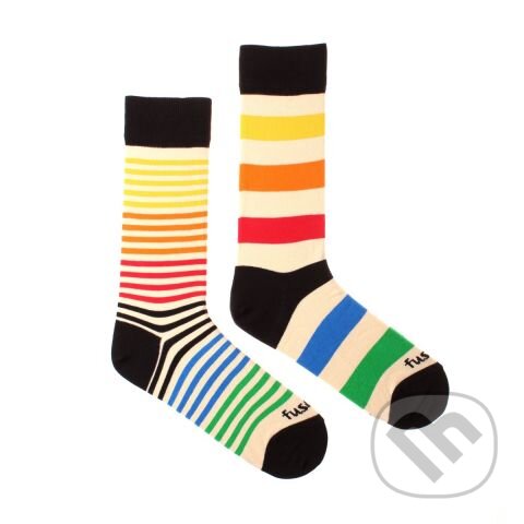 Ponožky Extrovert farebný, Fusakle.sk, 2020