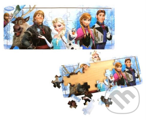 Dřevěné puzzle: Ledové království, Top Bright, 2020