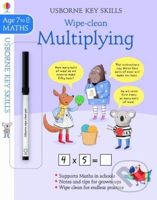 Levně Wipe-Clean Multiplying - Holly Bathie, Elisa Paganelli (ilustrácie) - kniha z kategorie Naučné knihy
